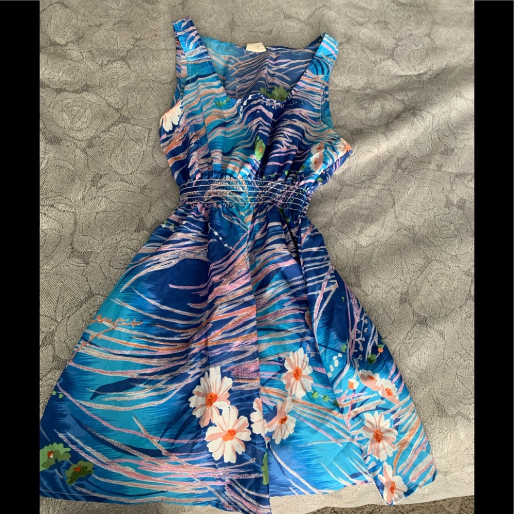 Flower short summer dress 🌺🌸